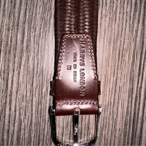 Harry's of London Black Leather Belt
